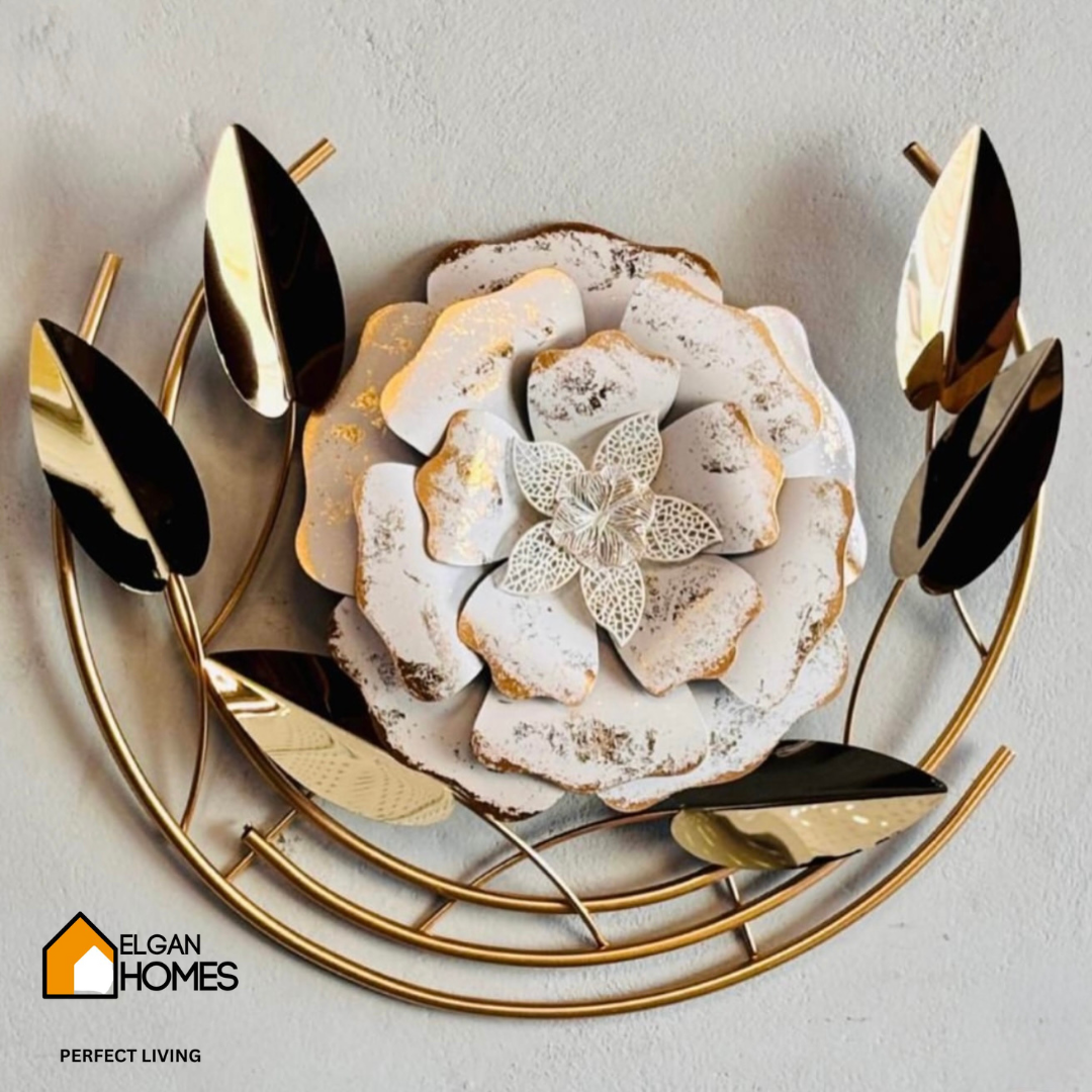 Premium and Luxury Golden Floral Metal Wall Art