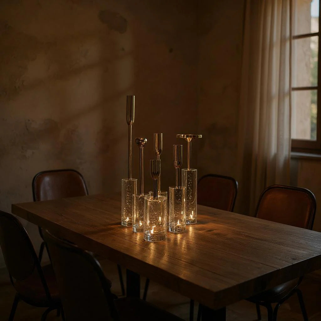 Premium Crystal candle stand