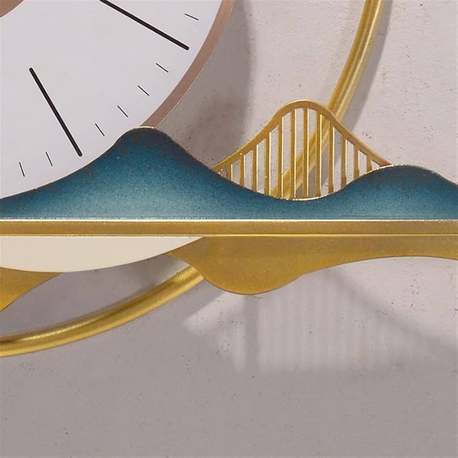 Modern Imported Metal Deer Clock