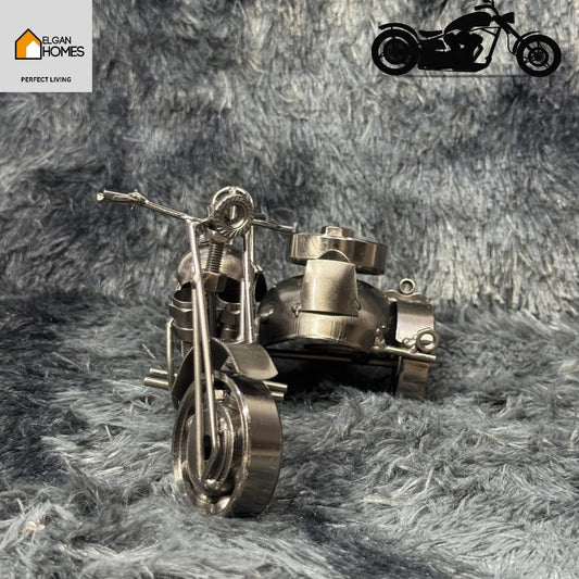 Rustic Metal Chains & Gears Bicycle Home Decor