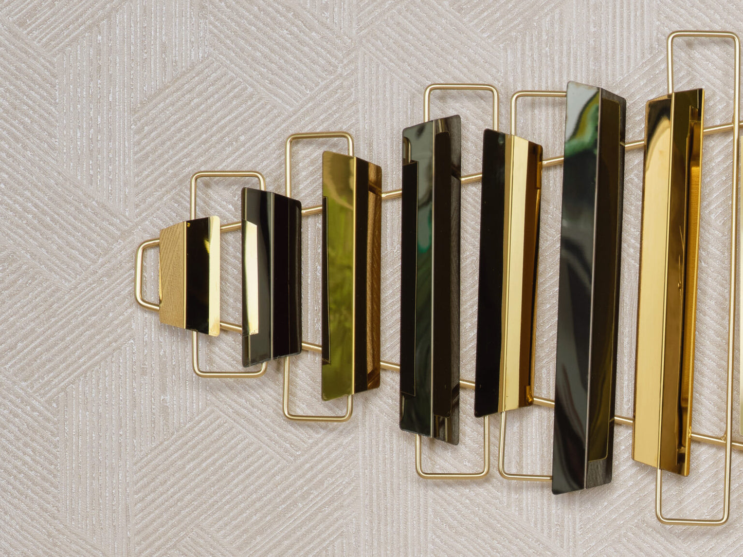 Luxury Imported Large Golden Black Wall Clock