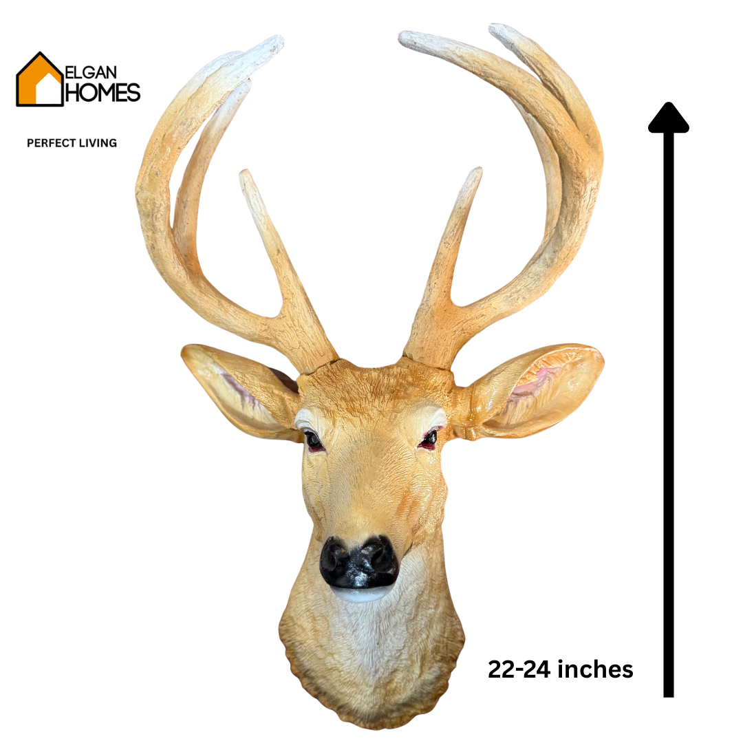Premium Resin Deer Head Wall Decor