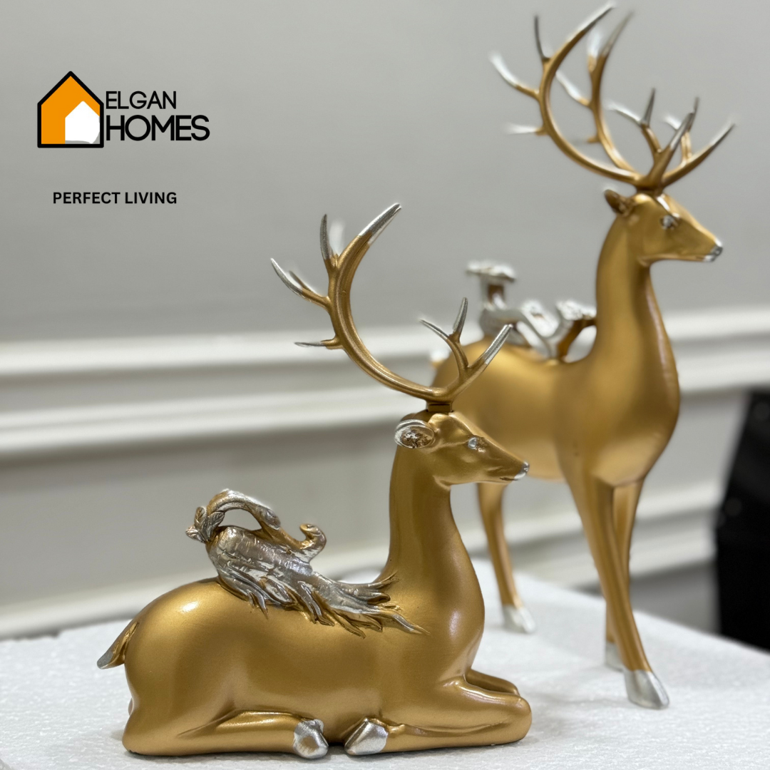 Premium Ceramic 12-Horned Deer each piece