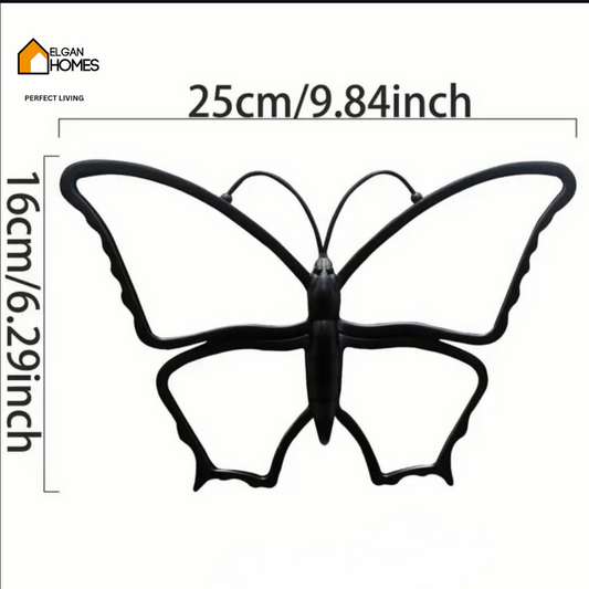 3-Piece Wall Acrylic Mirror Set for Home Decoration butterfly