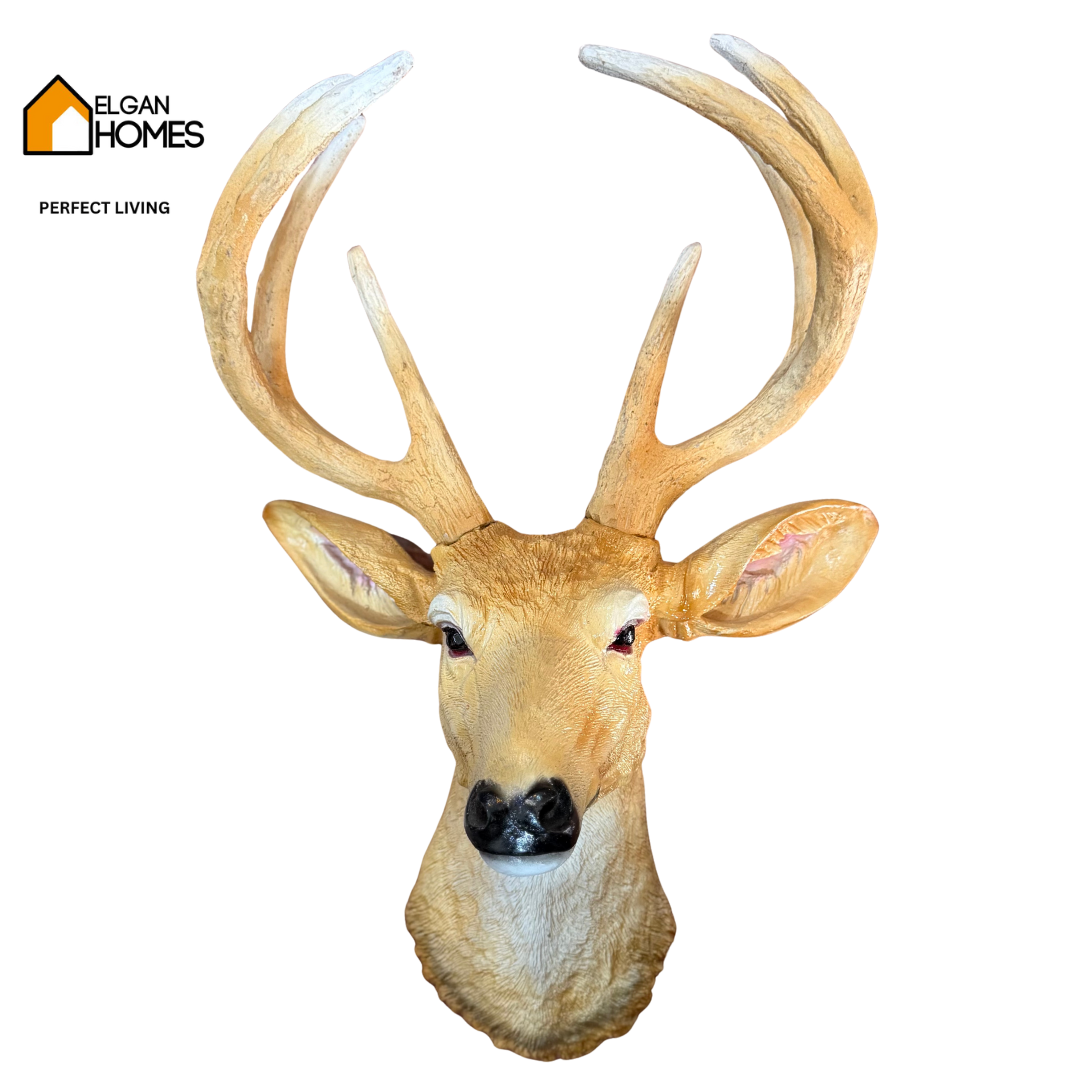Premium Resin Deer Head Wall Decor