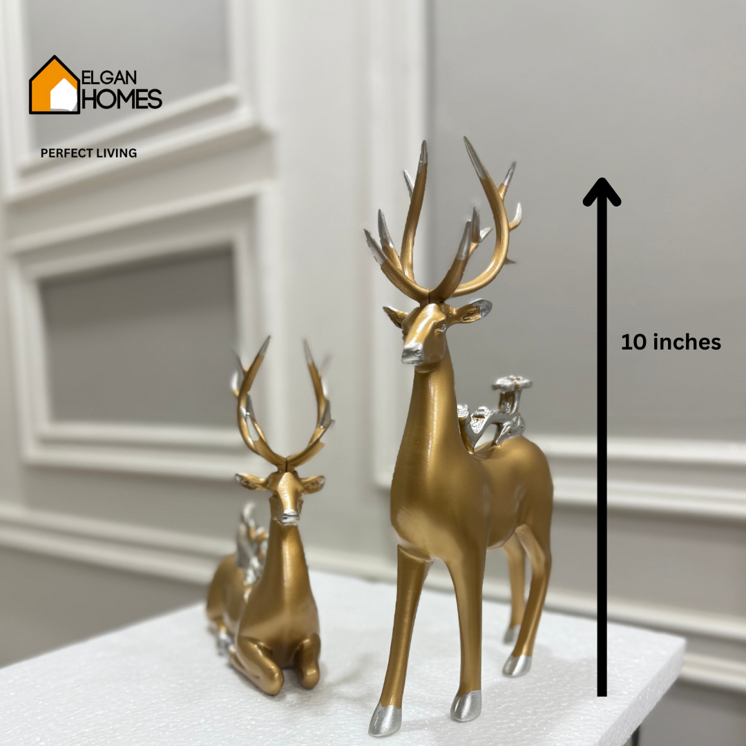 Premium Ceramic 12-Horned Deer each piece