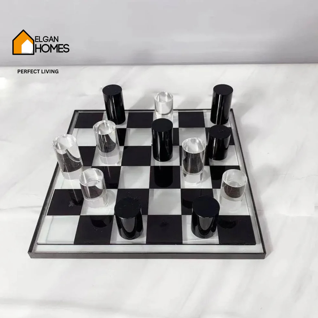 Crystal tic tac board