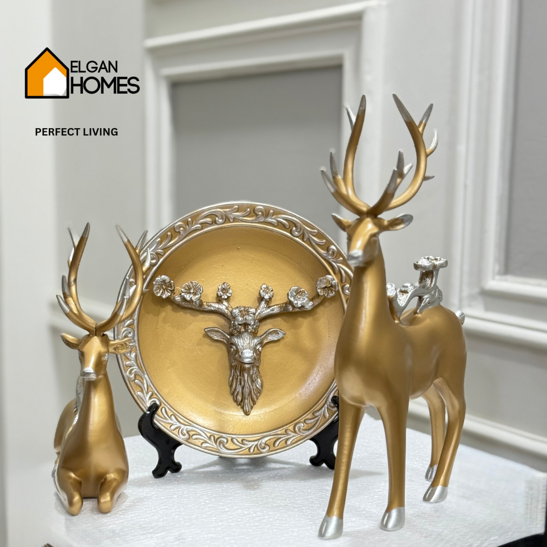 Premium Ceramic 12-Horned Deer each piece