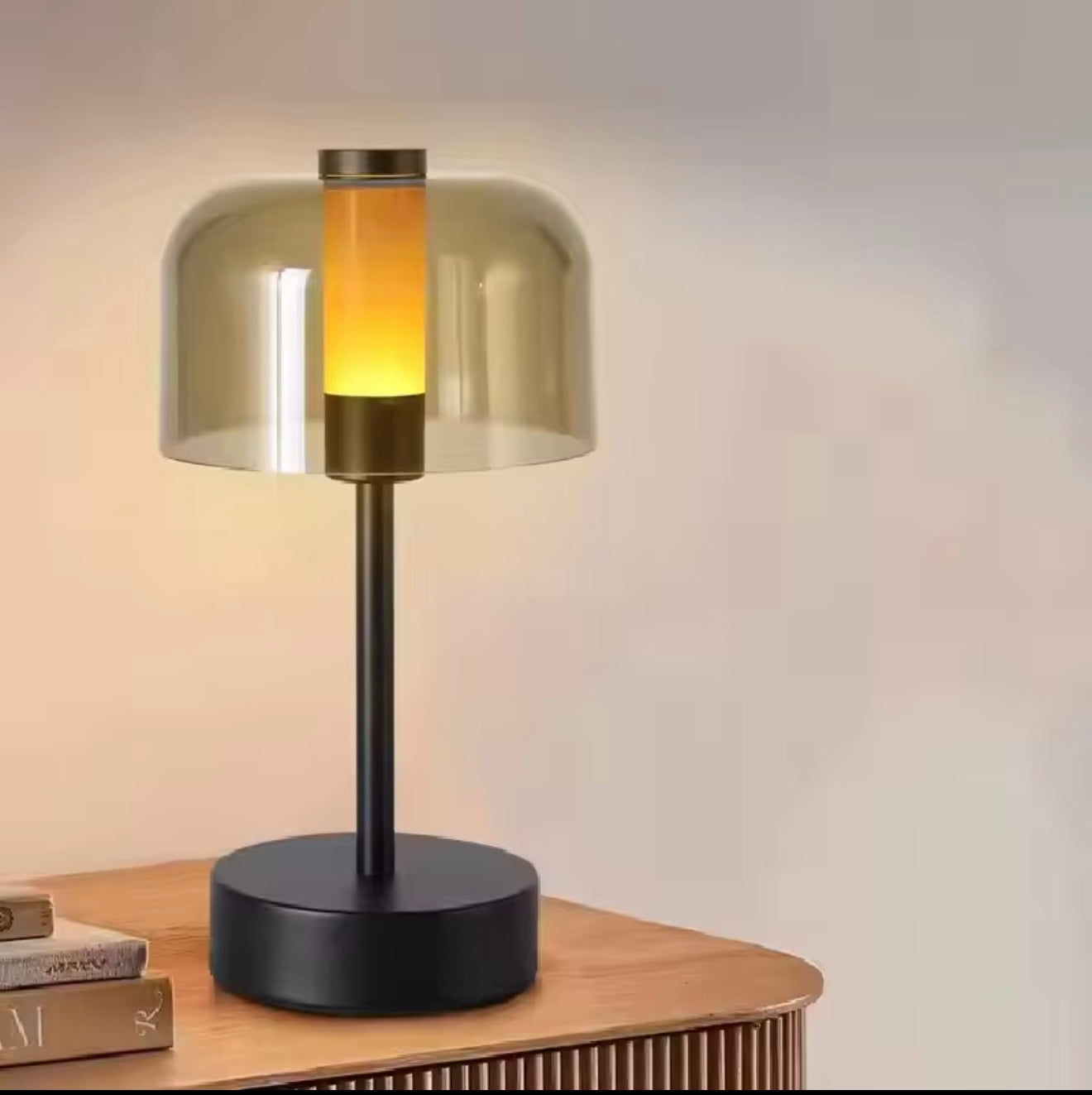 Modern Glass Dome Table Lamp