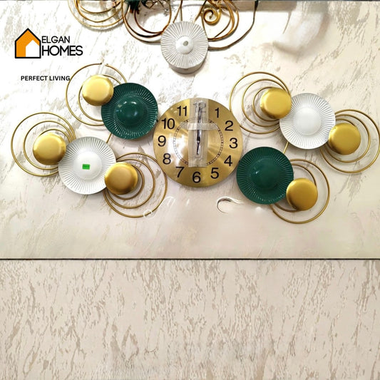Luxury Premium Large Colored Metal Wall Clock