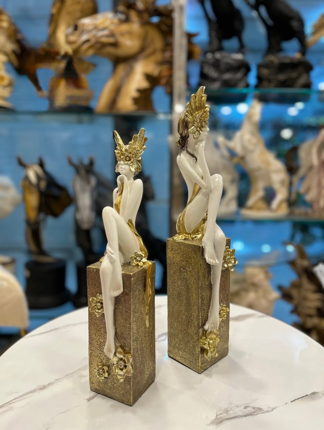 Golden Angelic Grace Figurine 1 piece