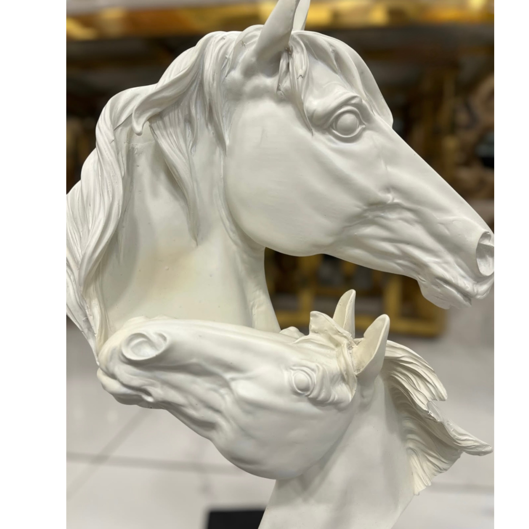 Premium Double horses table decor