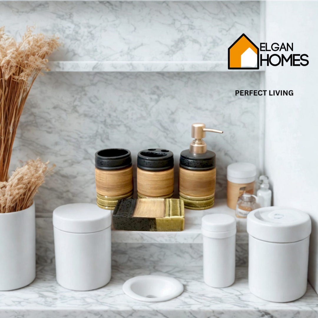 Ceramic Bath set without tray