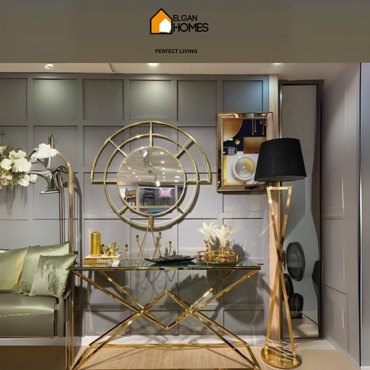 Premium classy console table and mirror 🪞