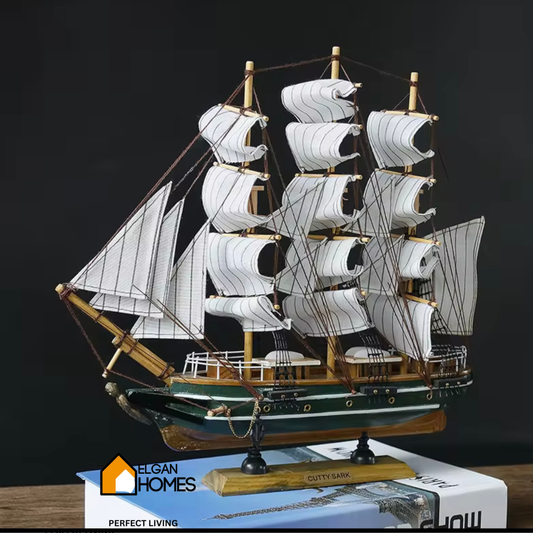 Wooden sailing ship 🚢 decor