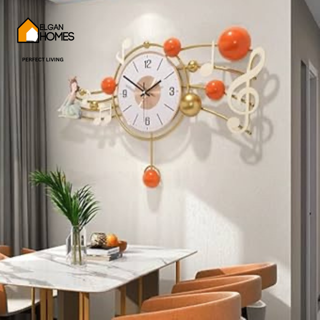 Rare Imported Music 🎶 Wall Decor with Clock