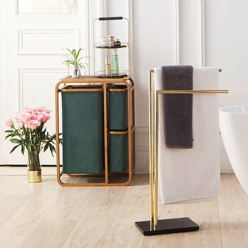 Bathroom Stainless Steel Towel Stand – Sheet Base Design or marble base