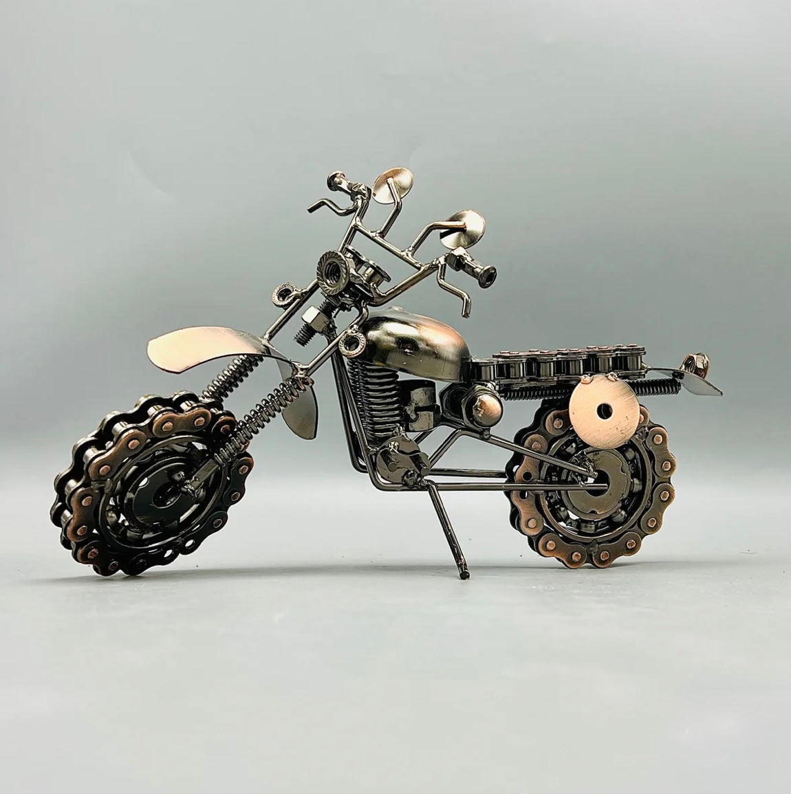 Unique Metal Chains & Gears Bicycle Home Decor