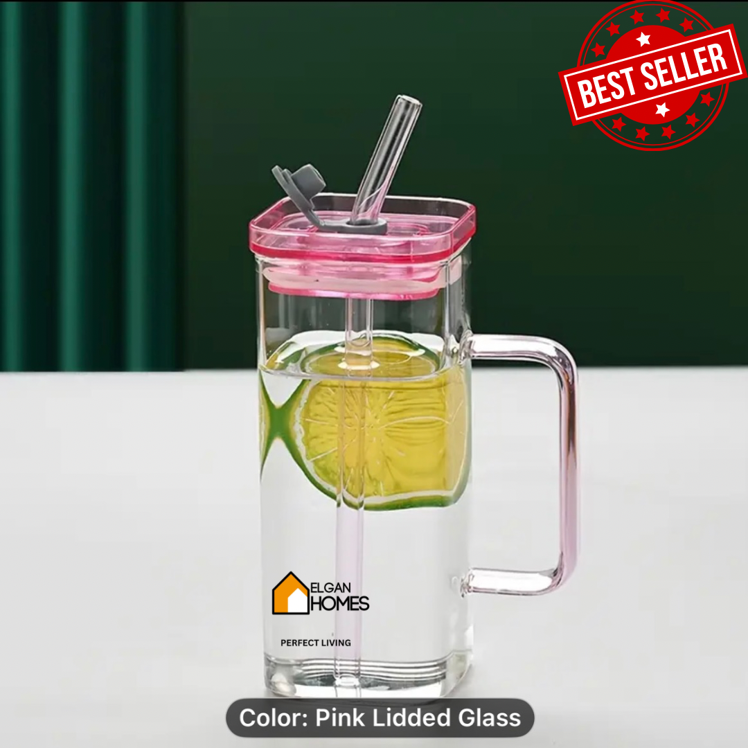 Premium Acrylic Glass with Straw – Sip in Style